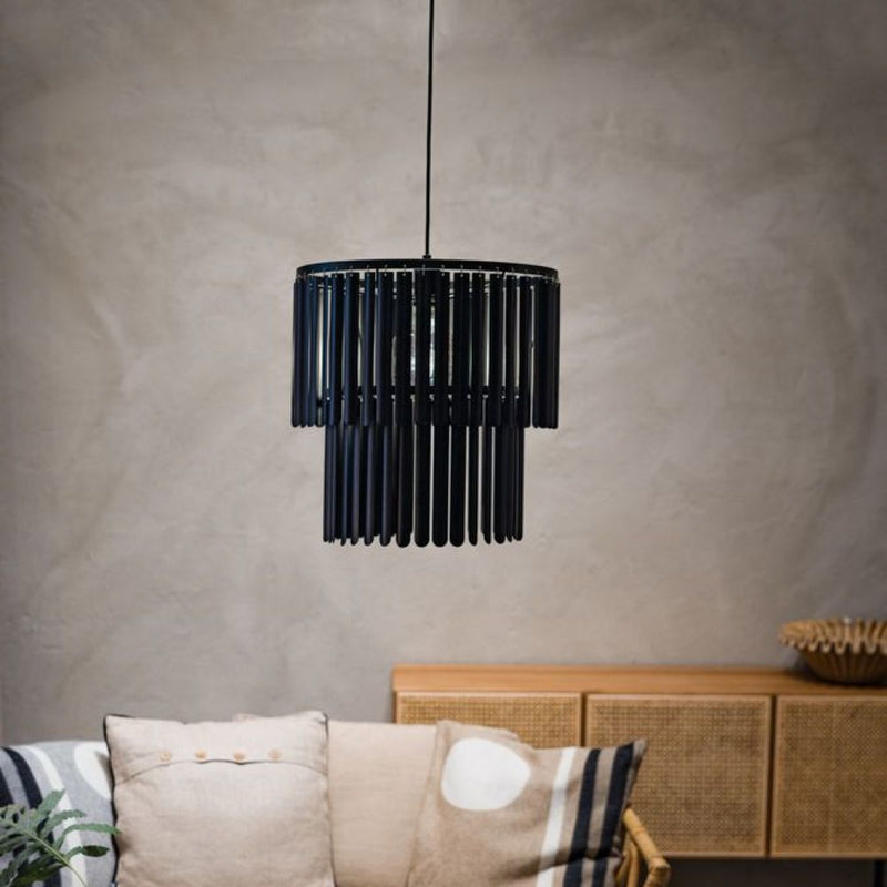 Markslöjd Viento 1L pendant lamp matt black, E27