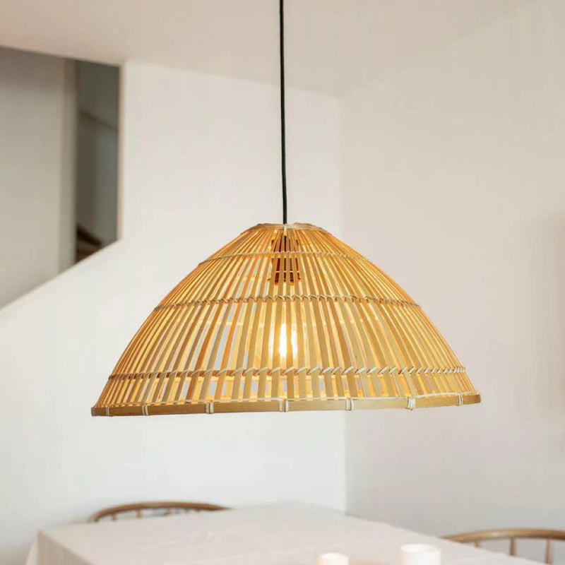 Markslöjd Capello 1L pendant lamp rustic, bamboo