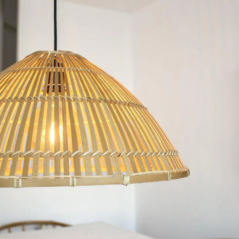 Markslöjd Capello 1L pendant lamp rustic, bamboo