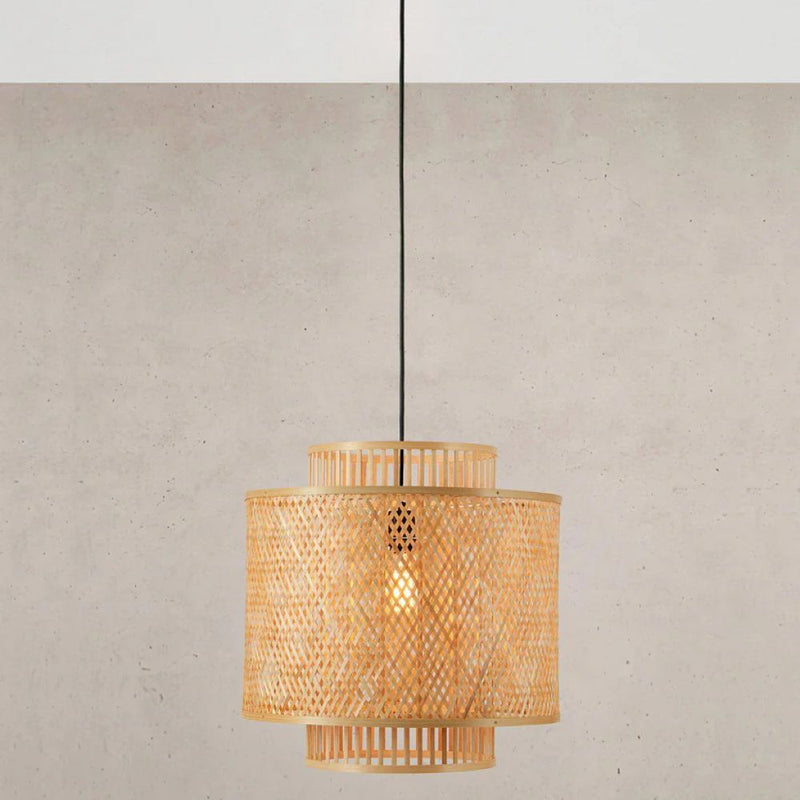 Markslöjd Strati 1L pendant lamp rustic, bamboo