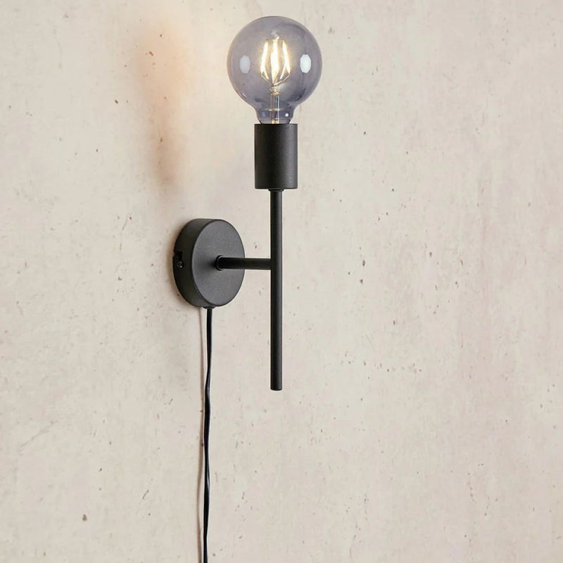 Markslojd Cielo 1L wall sconce lamp, black