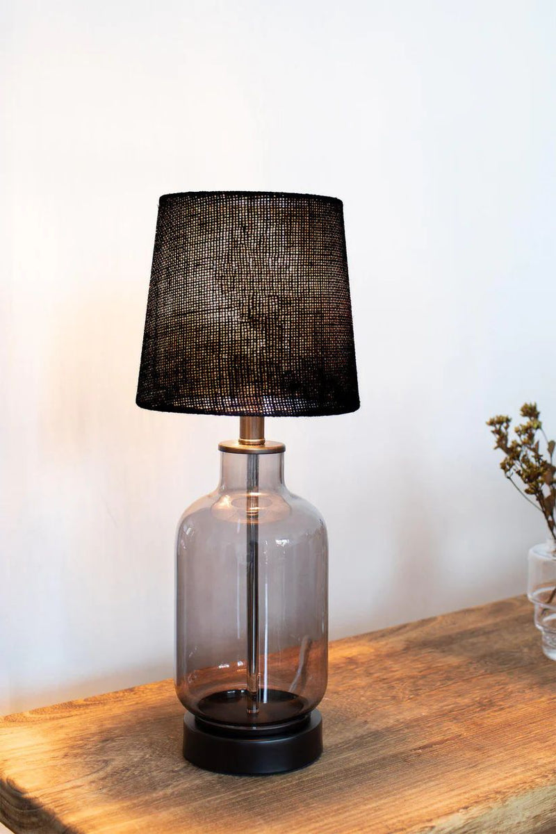 Markslöjd Costero 1L table lamp natural, black