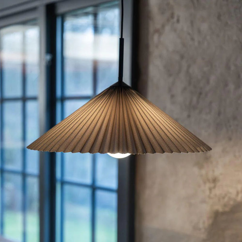 Markslöjd Plisado 1L pendant lamp, D 50cm