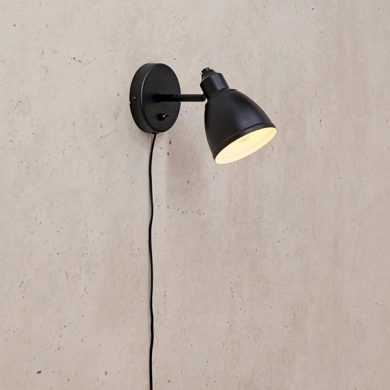 Markslojd Story 1L wall sconce lamp, black