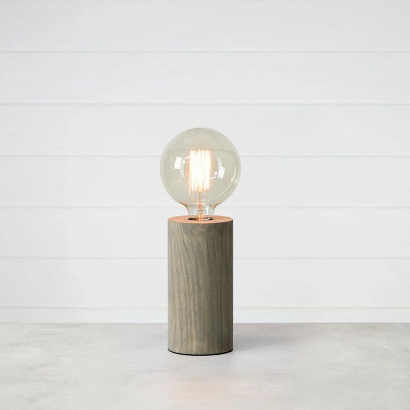 Markslöjd Legna 1L table lamp stained grey, wood