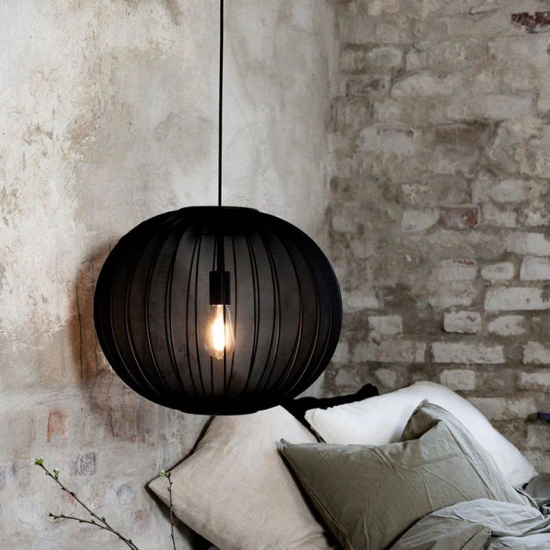 Markslojd Florence pendant lamp black, D 50cm