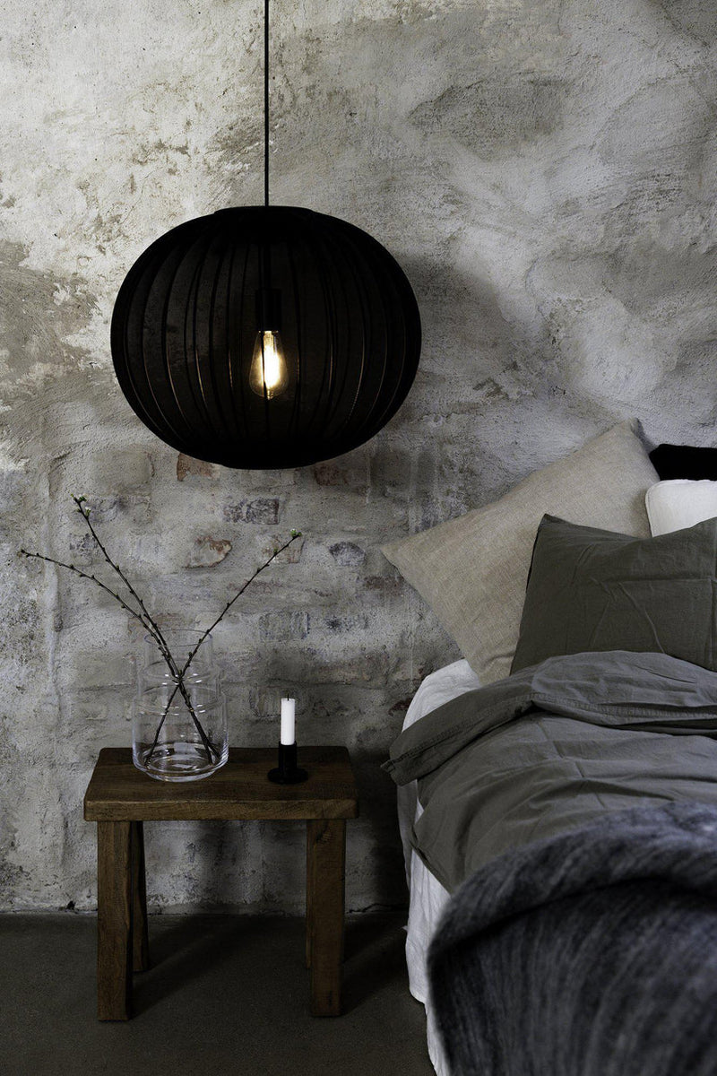 Markslojd Florence pendant lamp black, D 50cm