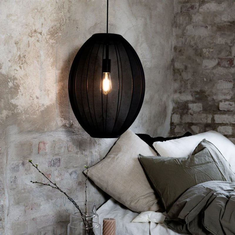 Markslojd Florece pendant lamp black, D 40cm