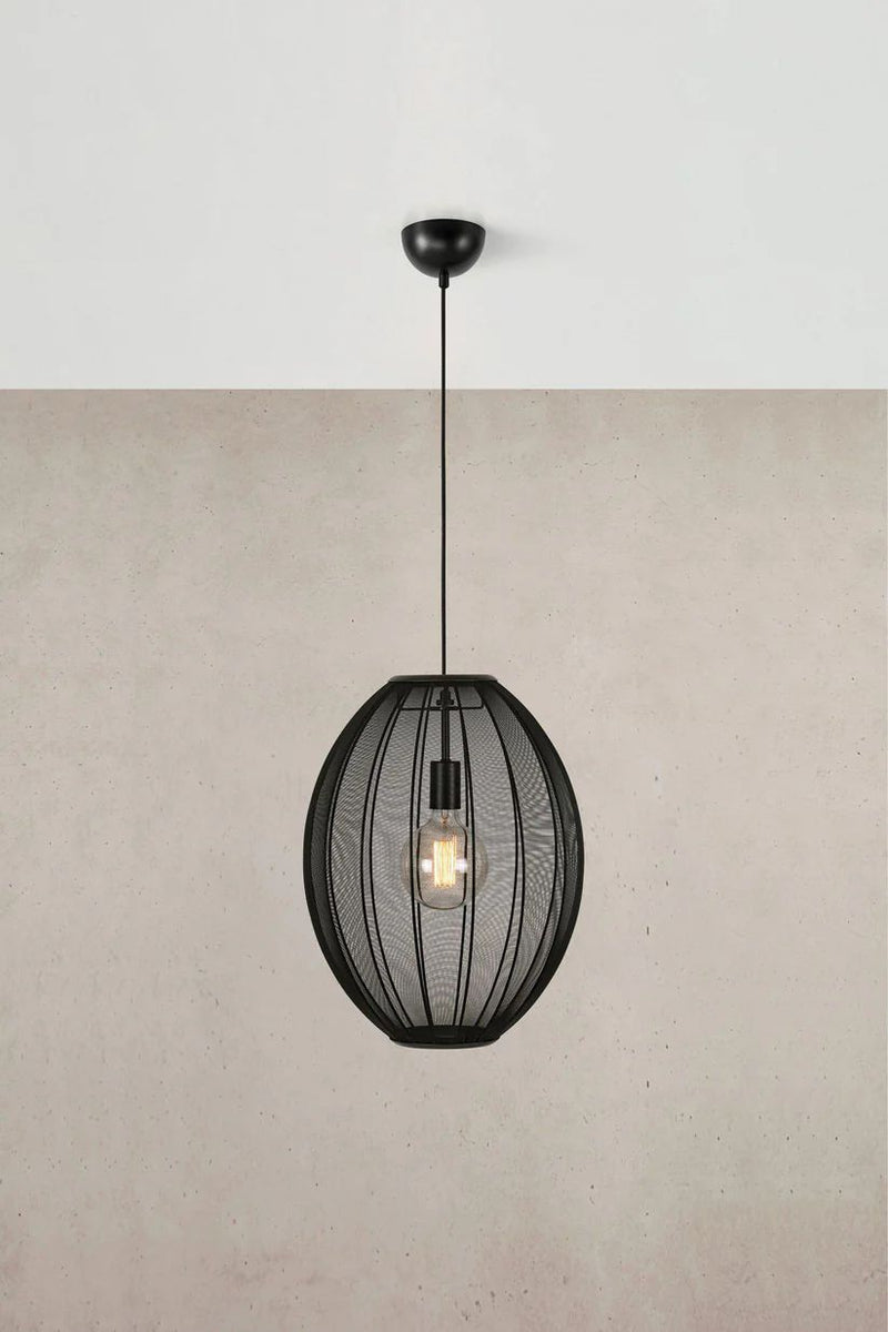 Markslojd Florece pendant lamp black, D 40cm