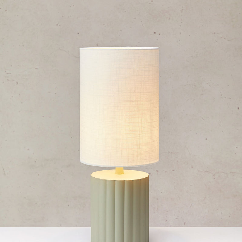 Markslöjd Can 1L table lamp grey E27, H 57cm