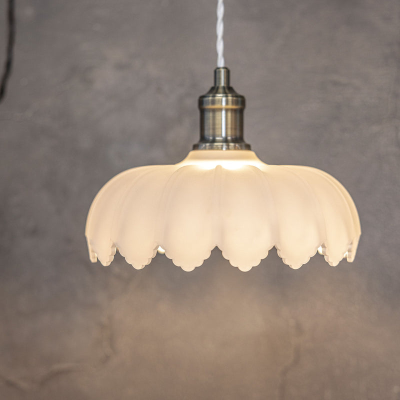 Markslöjd Kurage 1L pendant lamp antique brass E27, D 25cm