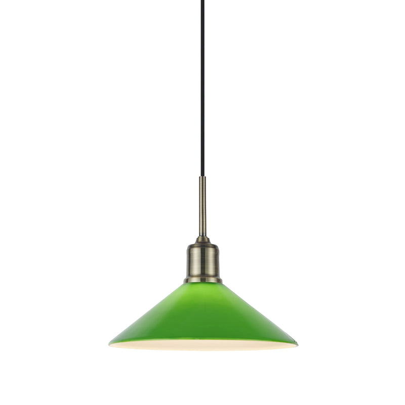 Markslöjd Vela 1L pendant lamp antique brass E27