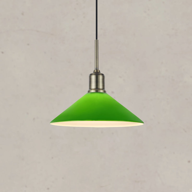 Markslöjd Vela 1L pendant lamp antique brass E27