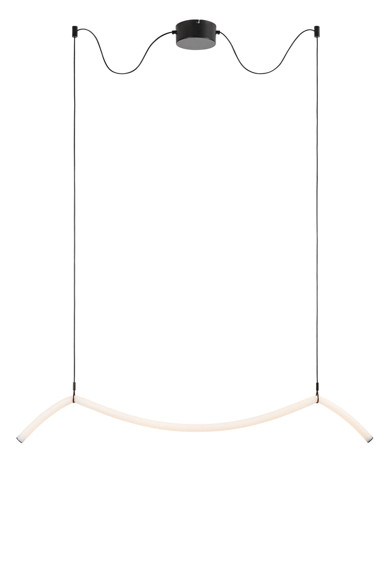 Marksl?jd MELT 1L pendant lamp LED white/black 