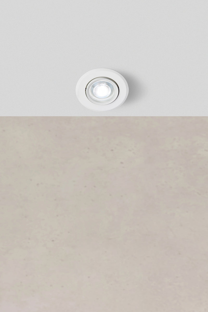 Markslöjd PLUTO recessed spotlight dimmable white, D 9cm