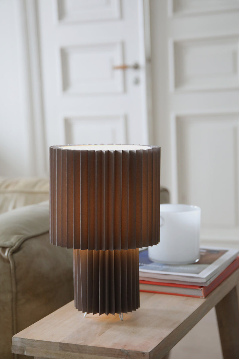 Markslöjd CATIS table lamp 1L 32cm white/grey