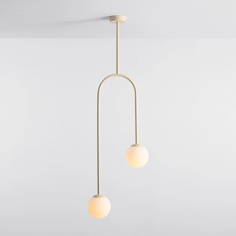 Aldex Nave 2L pendant lamp, cream