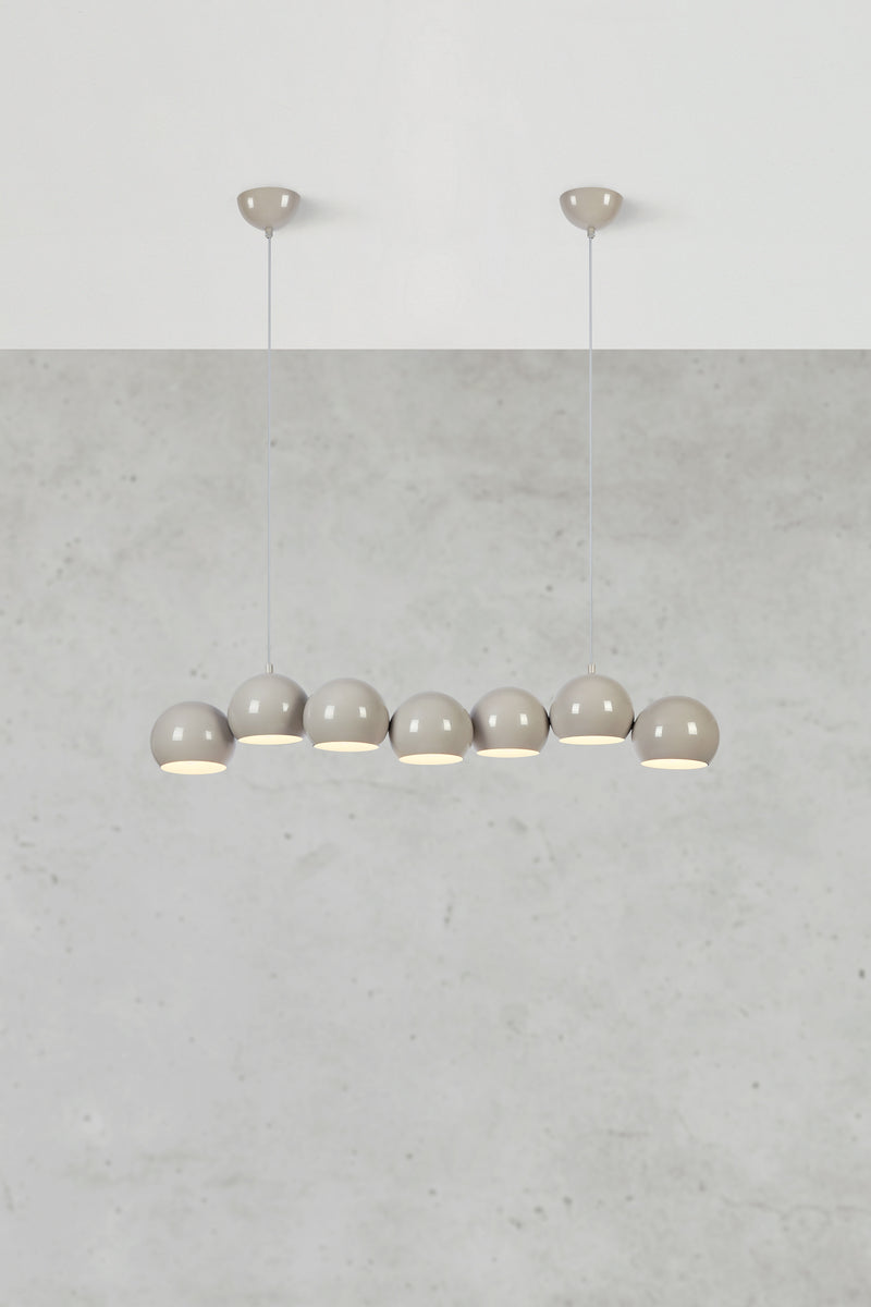 Markslöjd CUPOLO pendant lamp 7L grey