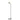 Aldex Gallia 1L floor lamp, H 161cm