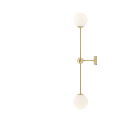 Aldex Mae 2L wall sconce lamp E14, H 59-89cm