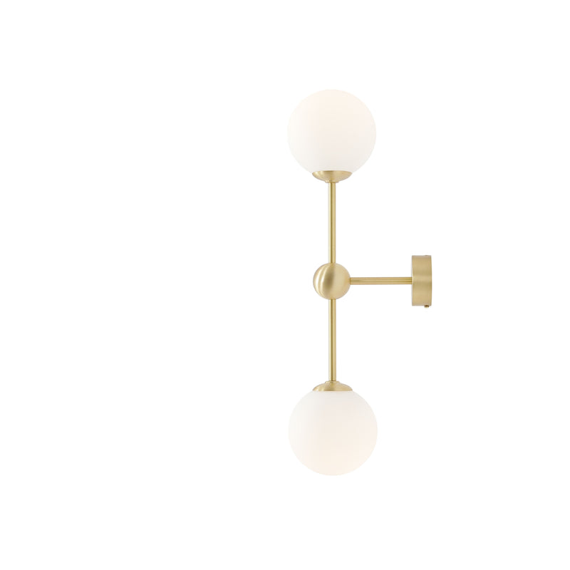 Aldex Mae 2L wall sconce lamp E14, H 59-89cm