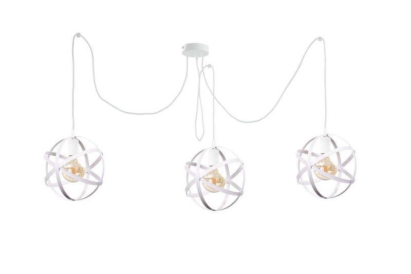 Keter Lighting Pola 3L pendants E27 H 180.0cm
