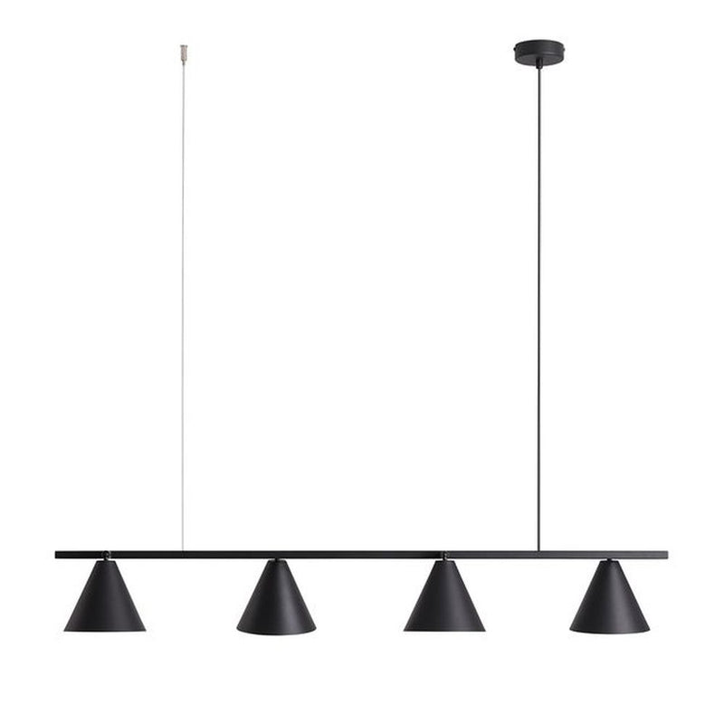 Aldex Form 4L linear suspension lamp, metal E27