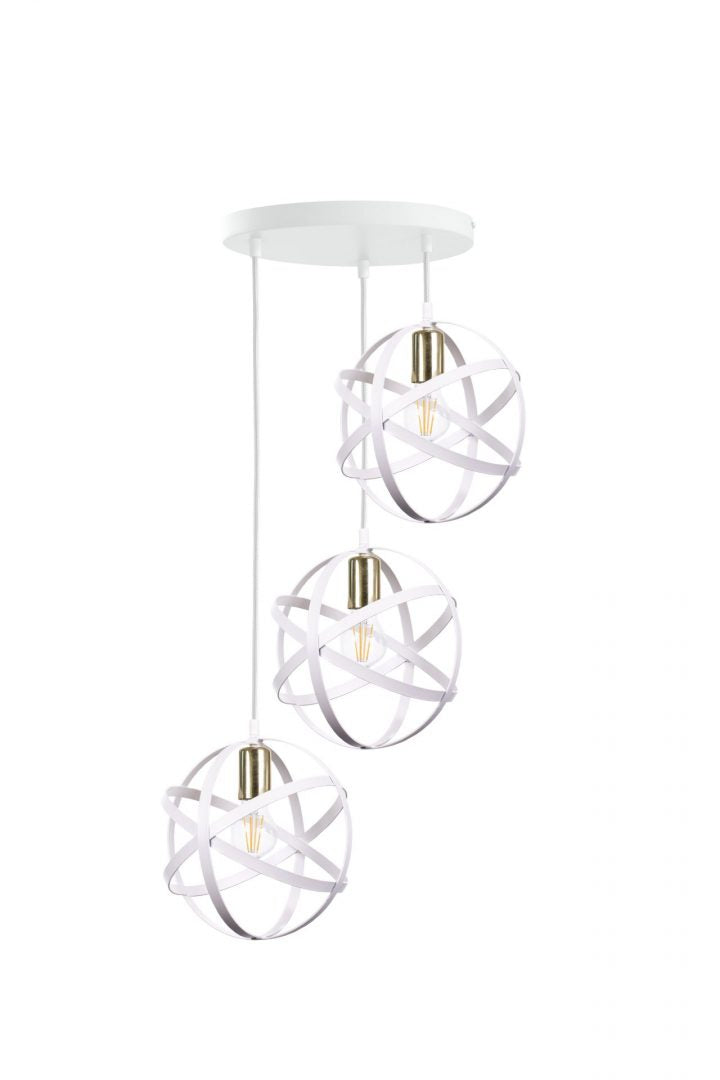 Keter Lighting Pola 3L pendants E27 H 120.0cm