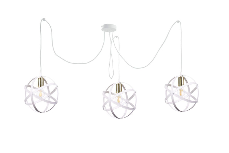 Keter Lighting Pola 3L pendants E27 H 180.0cm