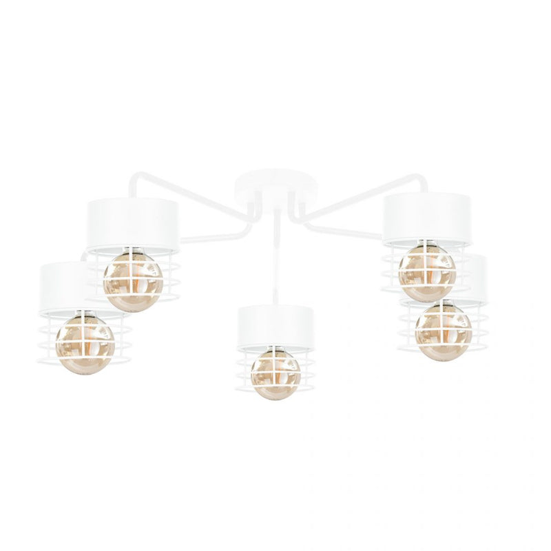 Keter Lighting Atollo 5L ceiling lamp E27 H 25.0cm