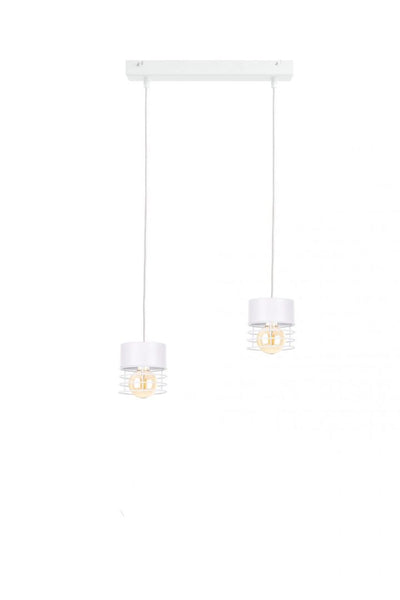 Keter Lighting Atollo 2L linear suspension pendant lamp E27 H 120.0cm