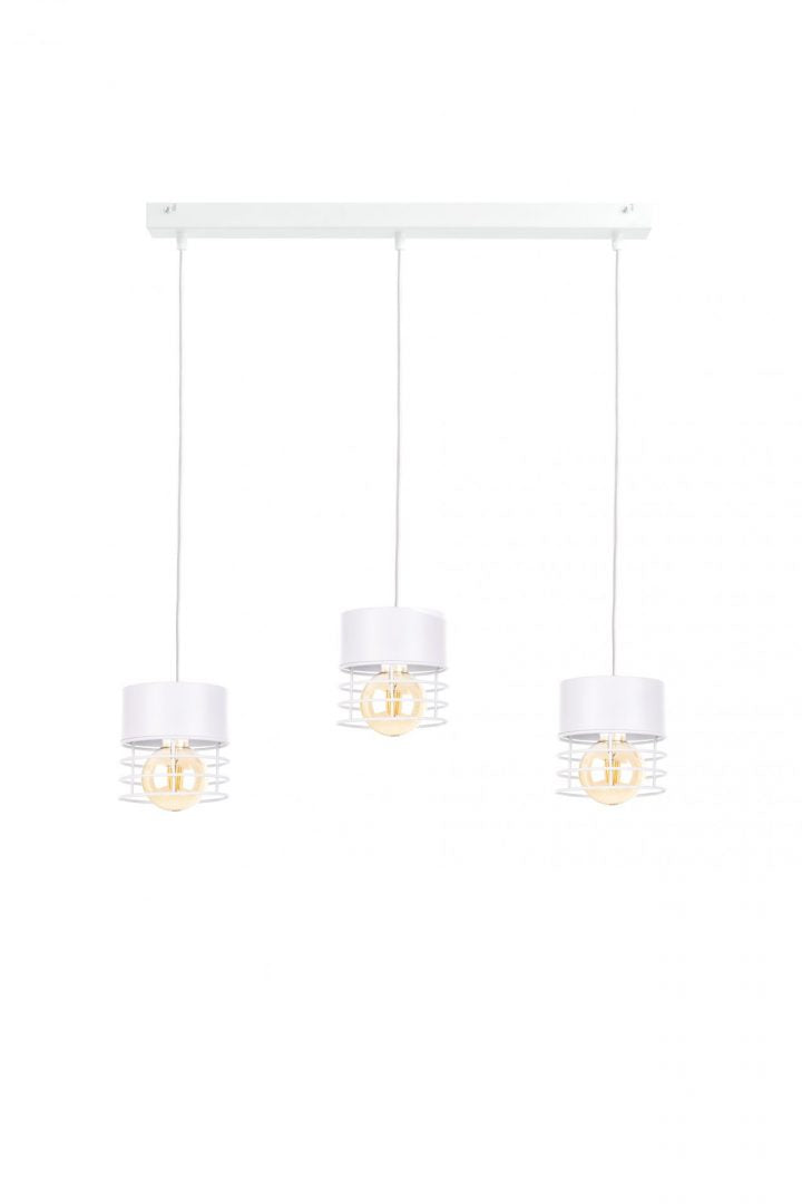 Keter Lighting Atollo 3L linear suspension pendant lamp E27 H 120.0cm