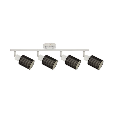 Carla Ceiling Lamp 4xE14 Max.9W White/Black