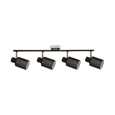 Carla Ceiling Lamp 4xE14 Max.9W Black/Black