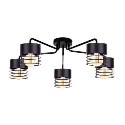Keter Lighting Elle 5L chandelier E27 H 25.0cm