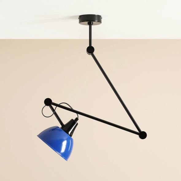 Aldex Aida Gloss 1L ceiling lamp, cobalt E27