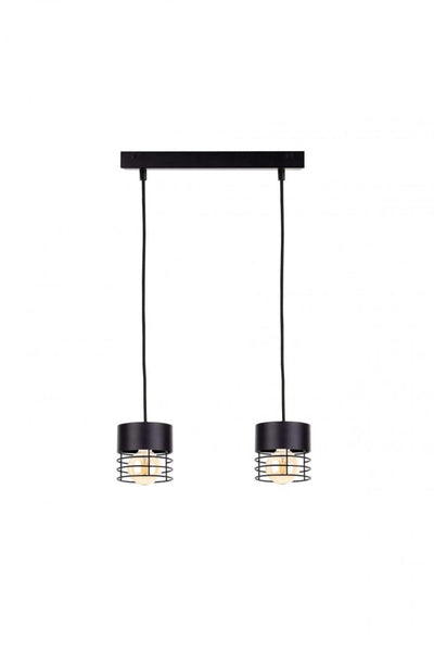 Keter Lighting Elle 2L linear suspension pendant lamp E27 H 120.0cm
