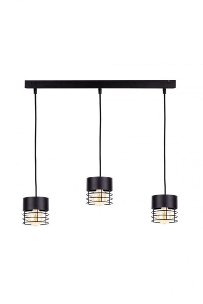 Keter Lighting Elle 3L linear suspension pendant lamp E27 H 120.0cm