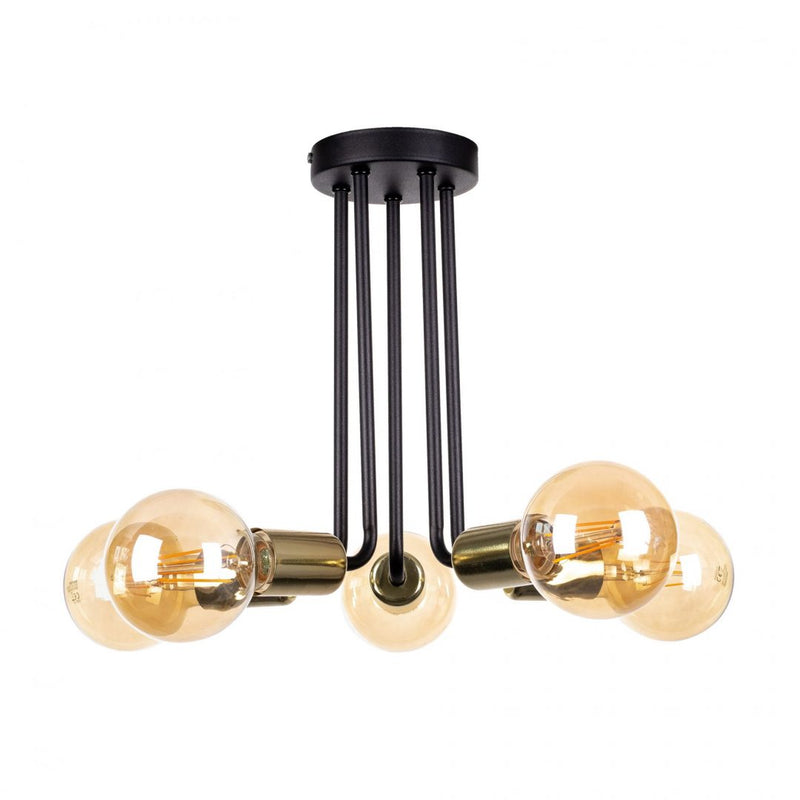 Keter Lighting Venna 5L ceiling lamp E27 H 33.0cm