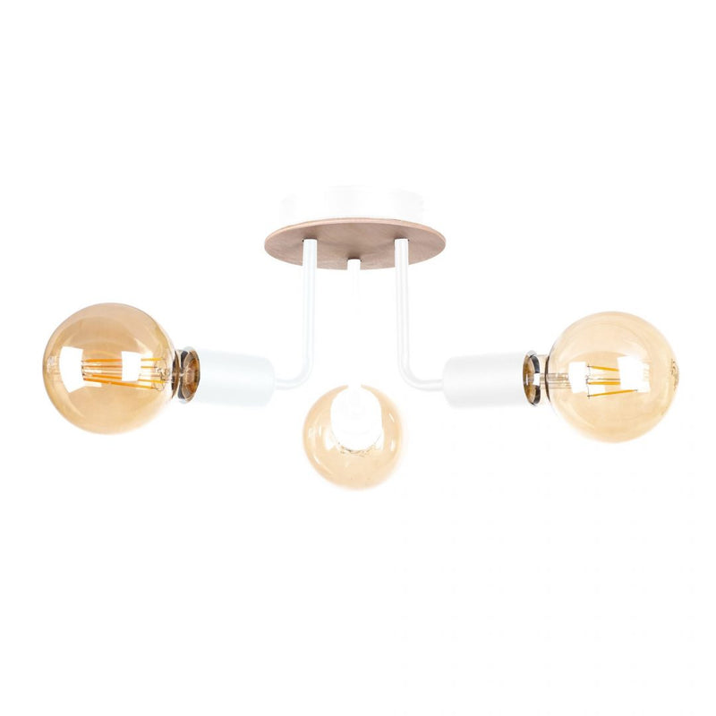 Keter Lighting Luna 3L ceiling lamps E27 H 15.0cm