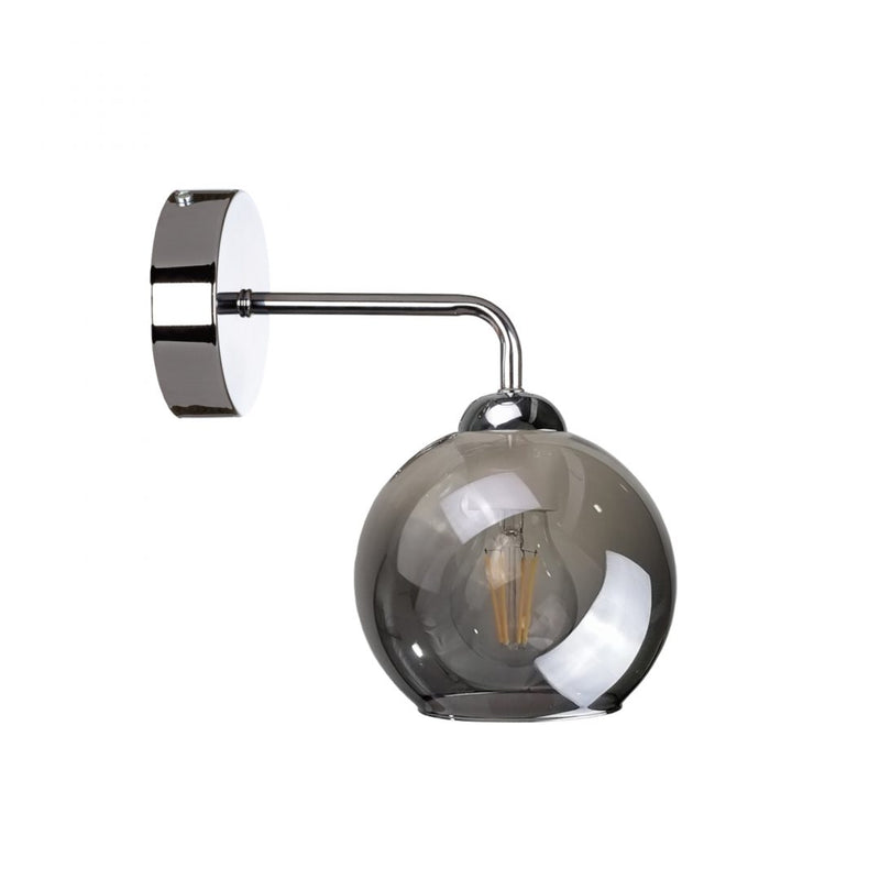 Keter Lighting Pluton 1L wall sconce lamp E27 H 25.0cm