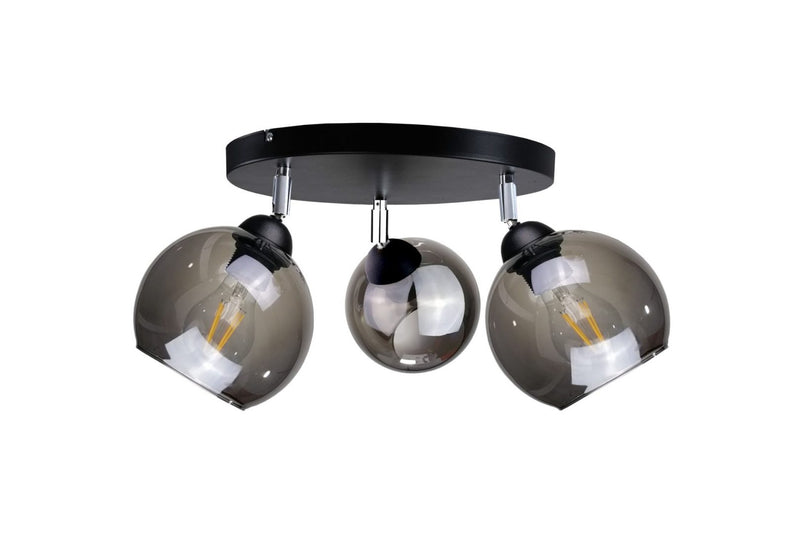 Keter Lighting Yuno 3L ceiling lamp E27 H 24.0cm