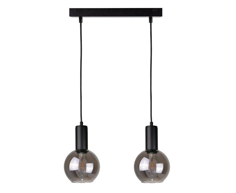 Keter Lighting Supra 2L linear suspension pendant lamp E27 H 120.0cm