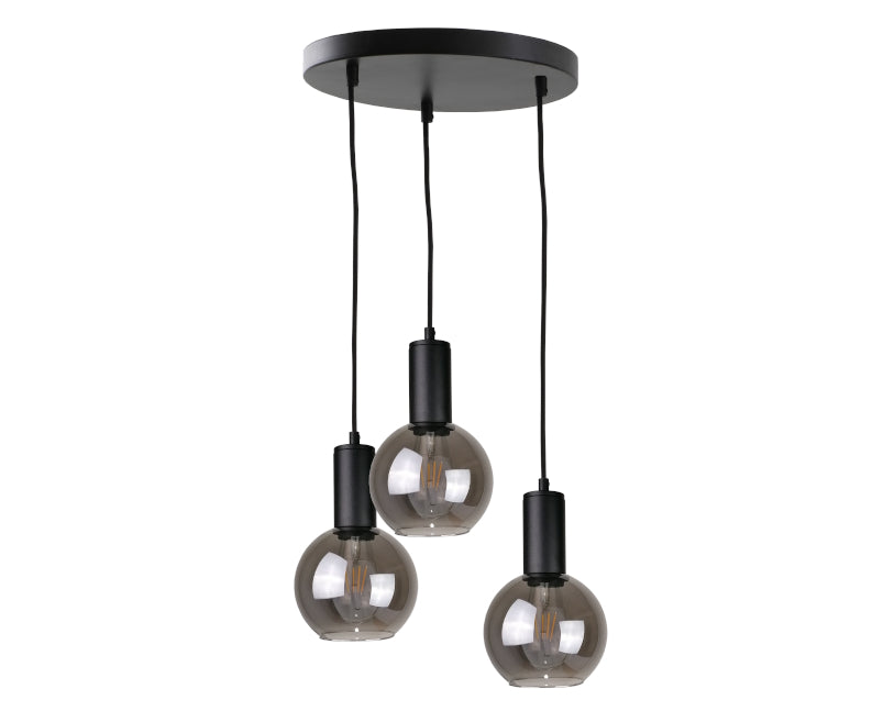 Keter Lighting Supra 3L pendant lamp E27 H 120.0cm