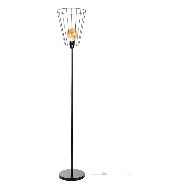 Swan Floor lamp 1xE27 Max.60W Black/Black