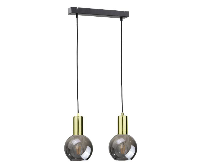 Keter Lighting Supra 2L linear suspension pendant lamp E27 H 120.0cm