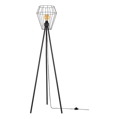 Endorfina Floor Lamp 1xE27 Max.40W Black / Black