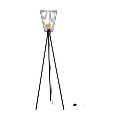 Swan Floor Lamp 1xE27 Max.40W Black / Black