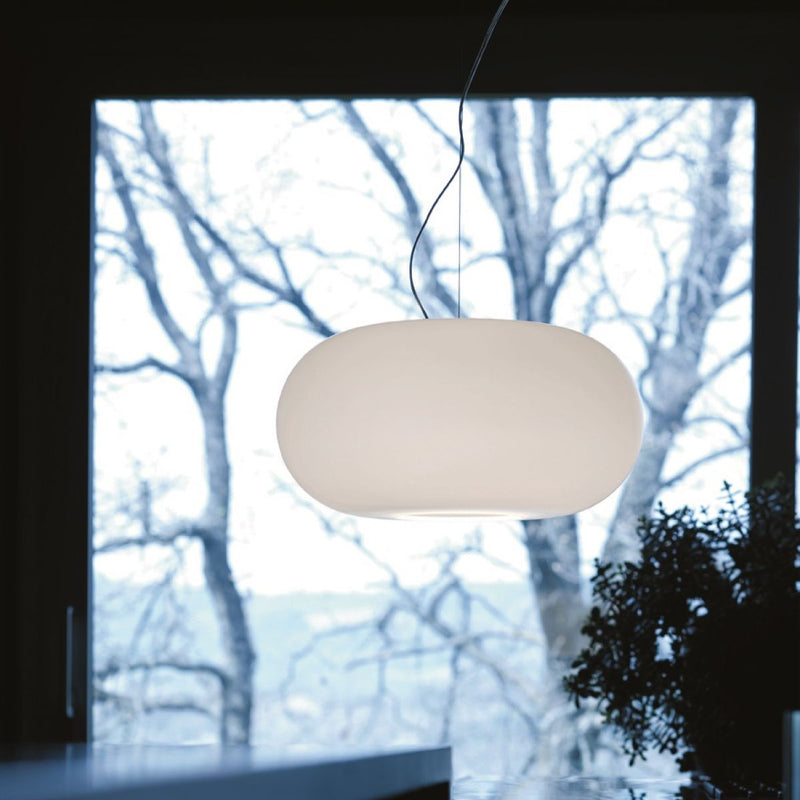 Hanglamp Prandina OVER S3 opaalwit E27