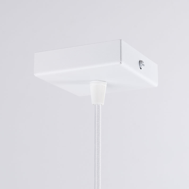 Pendant lamp Sollux Lighting Aries 1 E27 steel white